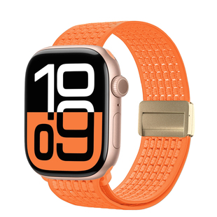夏季新款透气编织手表带通用苹果iWatch华强北S2-S12 42/46/49mm