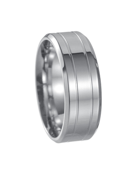 超宽大号13号时尚欧美男士婚戒钛