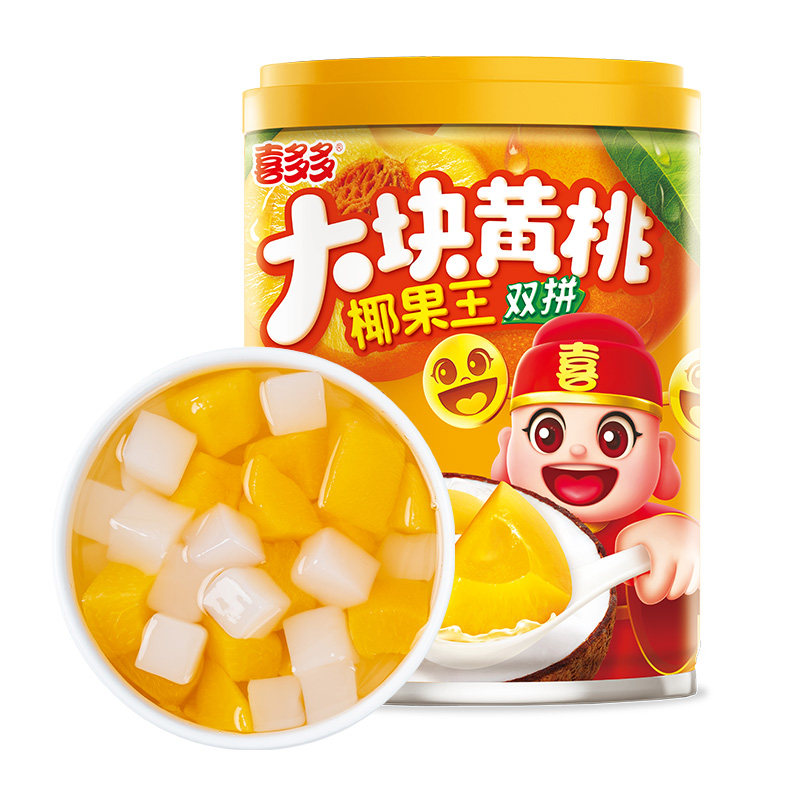 喜多多黄桃罐头满10-2