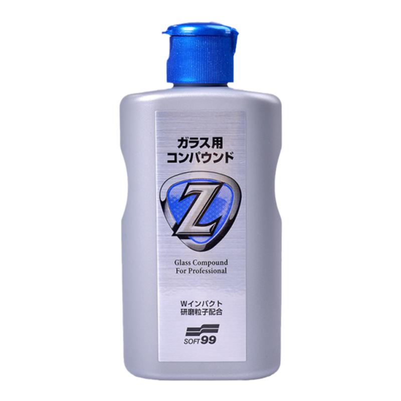 SOFT99前挡风玻璃油膜去除剂汽车玻璃清洁剂强力去污垢水印清洗剂