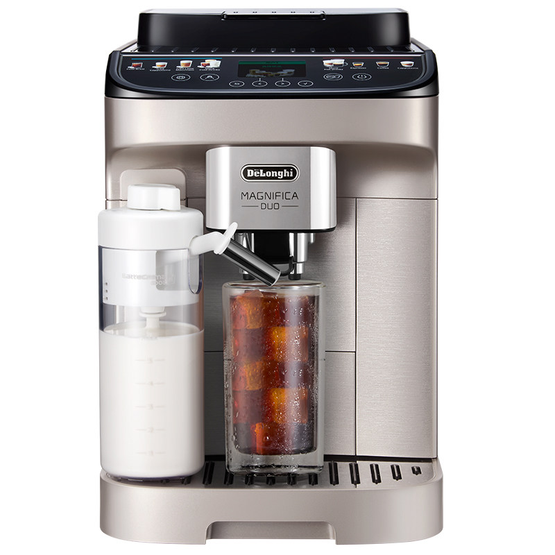 [新品]delonghi德龙E LatteDuo全自动咖啡机进口家用小型意式冷萃 德龙冷萃实拍商品图