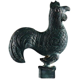 三星堆纪念品青铜立人面具神鸟雄鸡神树铃铛仿古青铜器客厅摆件