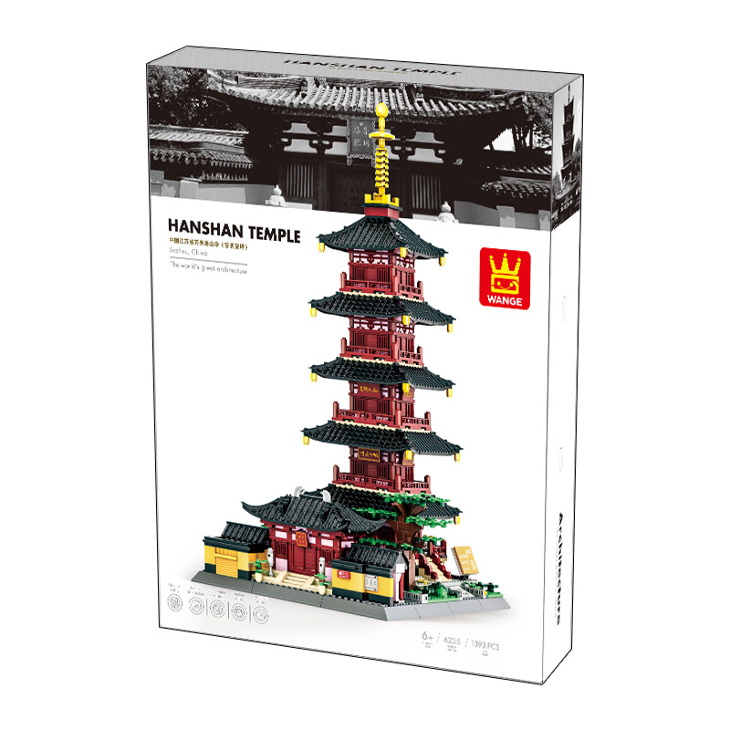 万格中国大陆苏州寒山寺积木