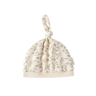 babylove【纺软织柔】婴儿胎帽春秋新生儿纯棉护囟门帽子莫奈花园