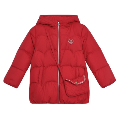 POLOWALK女童连帽羽绒服