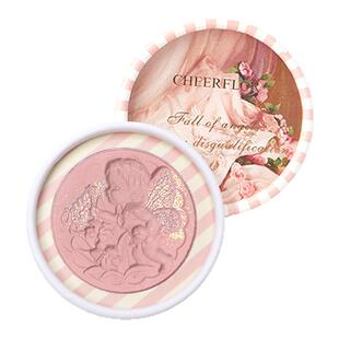 cheerflor天使浮雕腮红2025新款爆款韩系女正品膨胀色杏色收缩