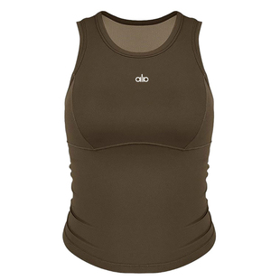 ALOACTIVE瑜伽背心女带胸垫外穿运动内衣工字型防震高强度健身服