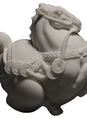 本命年马上有钱猛犸鹿角挂坠