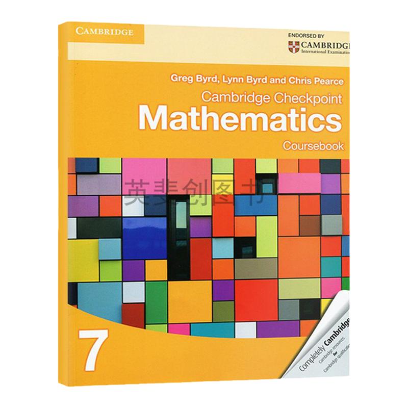 现货原版进口剑桥出版社 Checkpoint Mathematics Coursebook / Practice Book 7 数学 学生书 CIE剑桥英语教材八级别含主课本