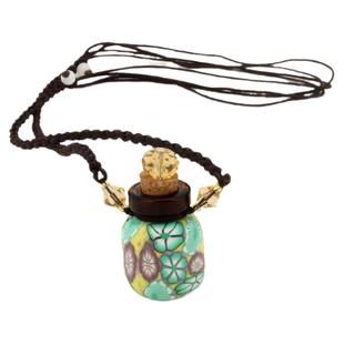 装平安符朱砂胎发纪念储物空容器挂件精油香薰香水瓶项链吊坠饰品