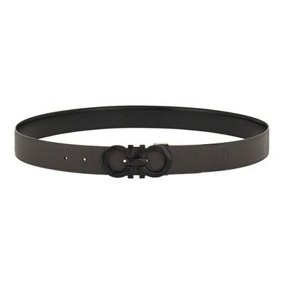 【24期免息】FERRAGAMO菲拉格慕男士双面可调Gancini皮带3.5CM宽