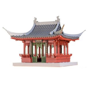 重拾营造醉翁亭中国古建筑榫卯积木益智玩具拼装模型生日毕业礼物