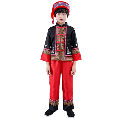 新款儿童苗族演出服瑶族彝族壮族