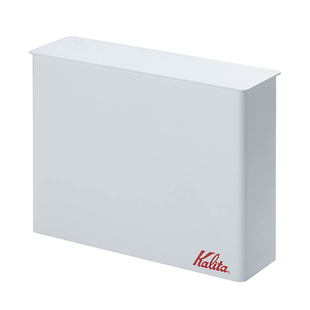 日本进口 KALITA咖啡滤纸盒防尘 扇形滤纸收纳盒V60滤纸架带盖