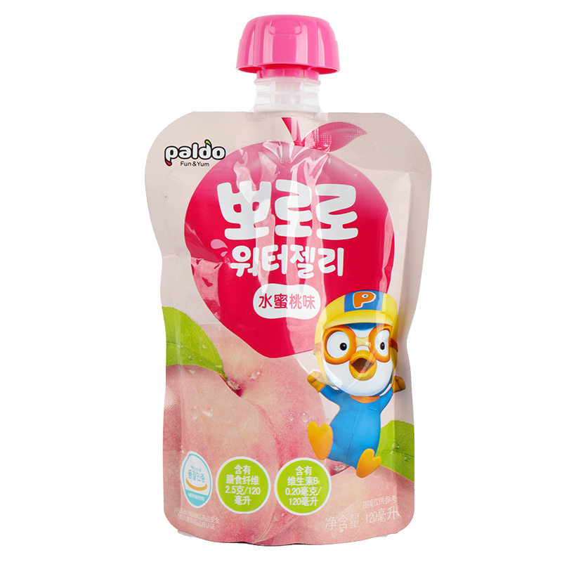 韩国啵乐乐pororo吸吸果冻