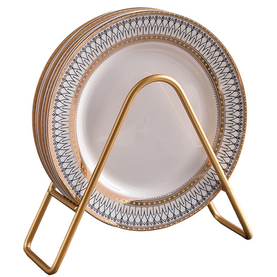 雪诺吐骨碟陶瓷圆式轻奢欧式