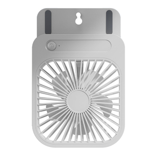 磁吸壁挂式风扇小型厨房做饭家用浴室厕所卫生间专用超薄静音迷你便携USB充电挂墙上壁扇强力免打孔2025新款