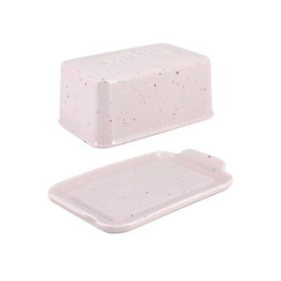 LePantry黄油盒陶瓷带盖牛油盒食物收纳盒保鲜盒餐厅芝士盒储存盒