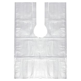 一次性围布理发店专用加厚发廊焗油染发烫发美发防水防污围裙披肩