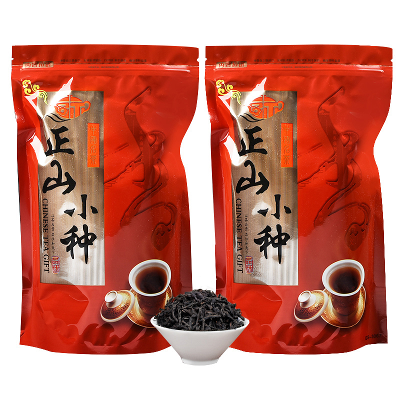 春茶 正山小种红茶500g 新茶 武夷山桐木关 浓香型 袋装 奶茶专用