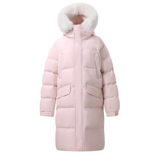 骆驼户外羽绒服冬季新款男女中长款加厚远红外拒水绒保暖面包服