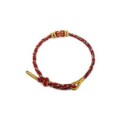 普陀山过香本命年红绳编织绳手链十二生肖蛇年上岸礼物太岁男女款