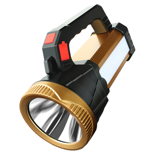 手电筒超长续航18650锂电池充电式耐用家用探照灯强光户外超亮