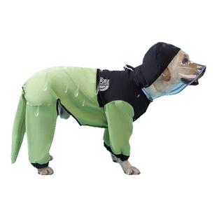 全包金毛大狗狗雨衣四脚防水拉布拉多边牧宠物中型大型犬雨天衣服