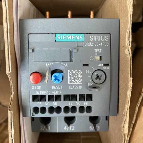 议价原装西门子过载保护继电器 3RU2136-4FD0 28-40A现货3RB3036-