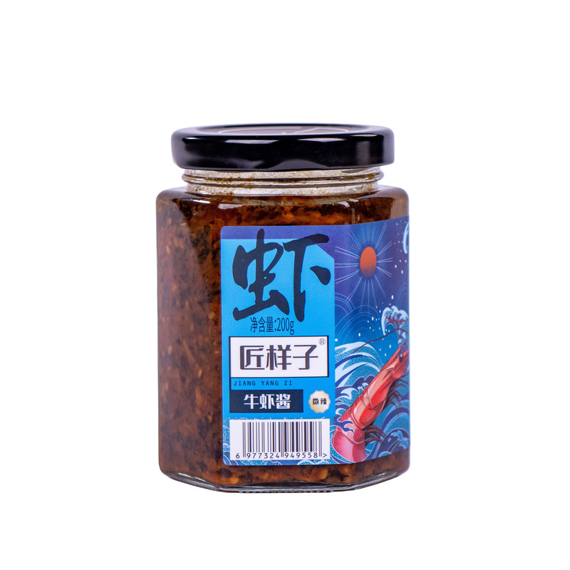 匠样子拌饭酱香辣拌面自制牛肉虾酱辣椒酱下饭菜牛虾酱