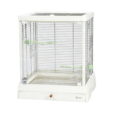 达洋304不锈钢全景玻璃鸟笼