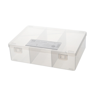 日本进口电池收纳盒多功能家用五号七号防潮便携电池仓1号2号分格