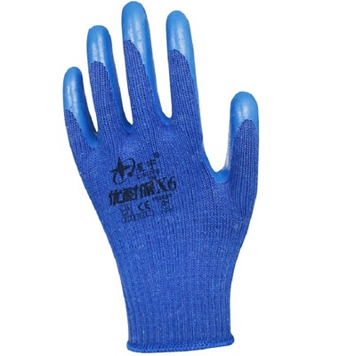 棉线星宇加厚耐磨透气橡胶手套男