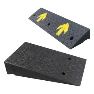 橡塑路沿坡橡胶台阶垫斜坡爬坡垫马路牙子减速带汽车上坡垫定位器