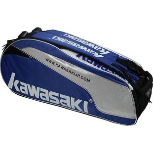 川崎羽毛球包单肩双肩手提拍包男女款专用6支装拍袋训练包大容量