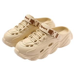 洞洞鞋男款夏季2026新款防滑防臭沙滩凉鞋开车透气eva外穿凉鞋男