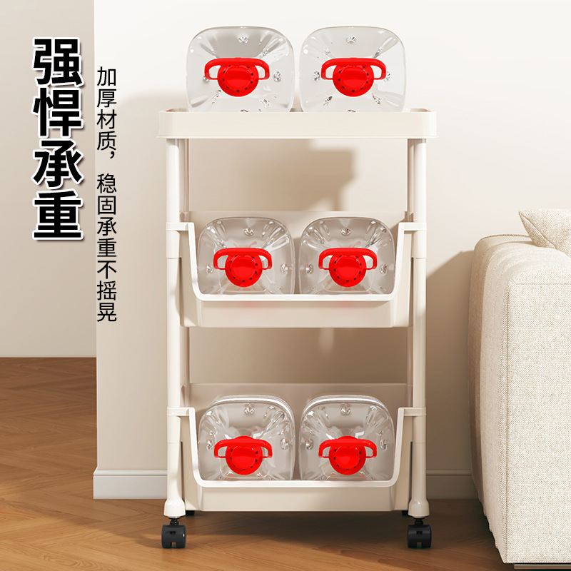 超大号学生书架置物架小推车收纳收纳教室儿童玩具书本物架移动储