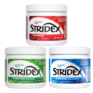 stridex水杨酸棉片去痘印闭口粉刺黑头湿敷刷酸官方正品旗舰店