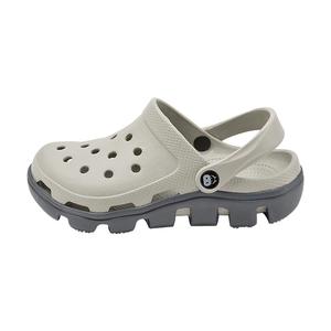 欧阳娜娜同款防滑洞洞鞋女情侣软厚底防臭包头沙滩凉拖鞋夏季外穿