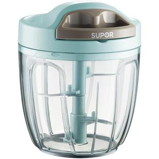 苏泊尔拉蒜神器手动搅碎机捣蒜蓉打蒜压蒜绞肉机手拉式蒜泥器家用