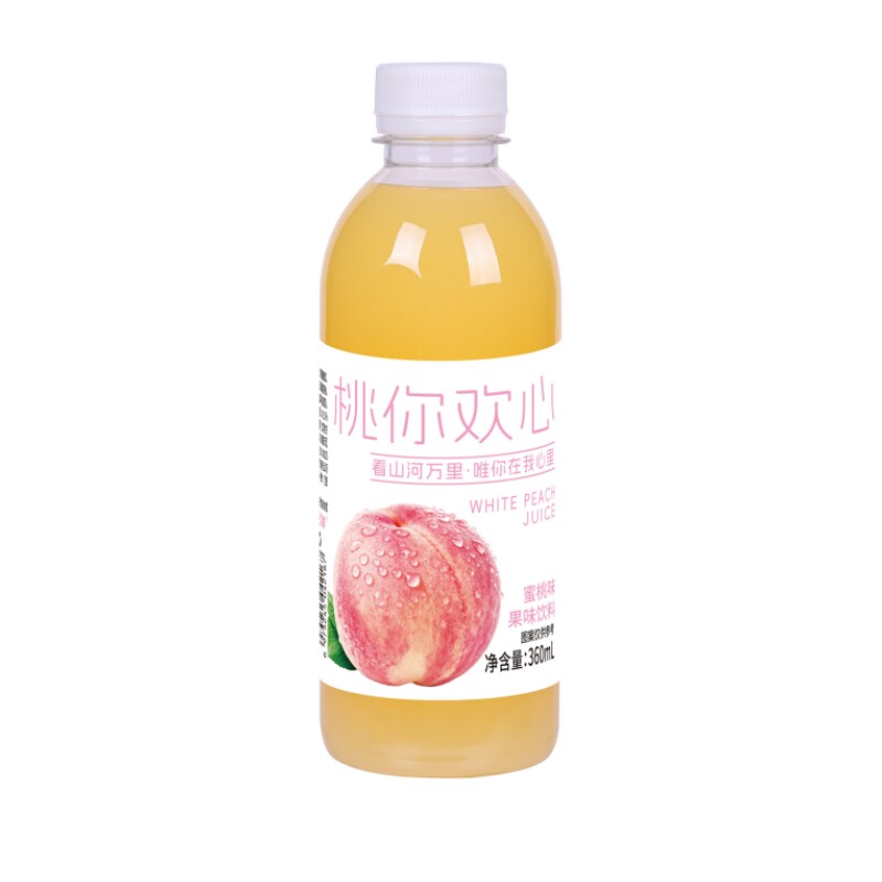 新鲜果汁饮料360ML瓶装多口味