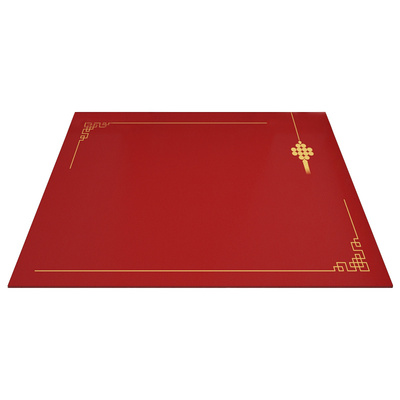 新中式可擦免洗进门门口皮革地垫