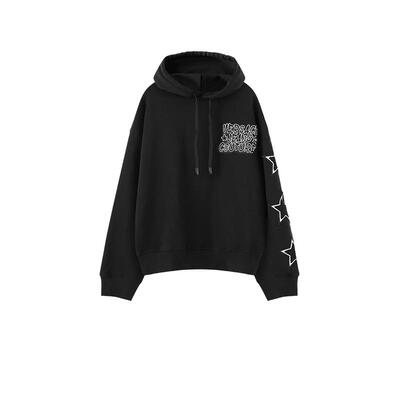 范思哲连帽长袖卫衣运动衫