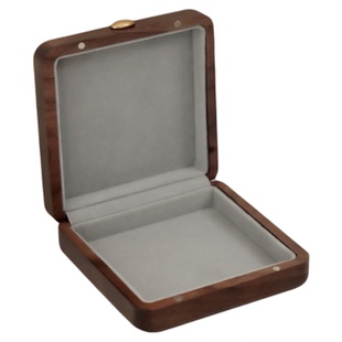 首饰盒小型文玩手串礼盒实木水晶手链收纳盒便携式饰品包装盒送礼
