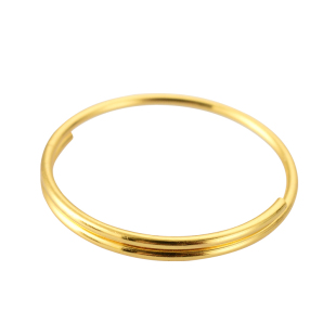 金色钥匙圈钥匙环小饰品圆圈小线圈小孔细丝水晶灯饰穿珠帘小圆环