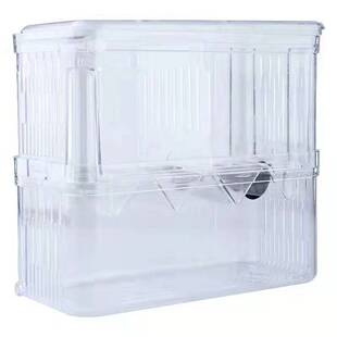 鱼缸隔离盒孔雀鱼繁殖盒孵化盒斗鱼杯热带鱼小鱼幼鱼特大号箱产房