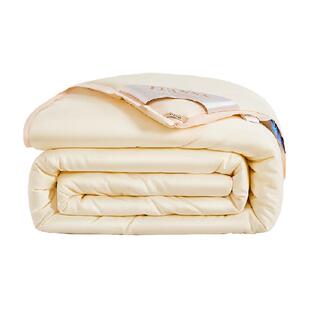 富安娜被子纯棉桑蚕丝被空调被春秋被冬被二合一结婚被芯新品