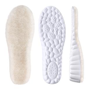 冬季保暖增高鞋垫女士新款加绒加厚隐形不累脚马丁靴男羊毛内增高