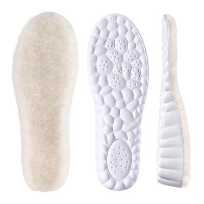 冬季保暖增高鞋垫加绒羊毛不冻脚