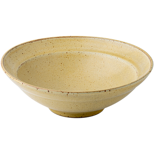 巷子尾〖复古草帽碗〗7.5英寸高脚斗笠碗餐厅日式拉面碗陶瓷餐具